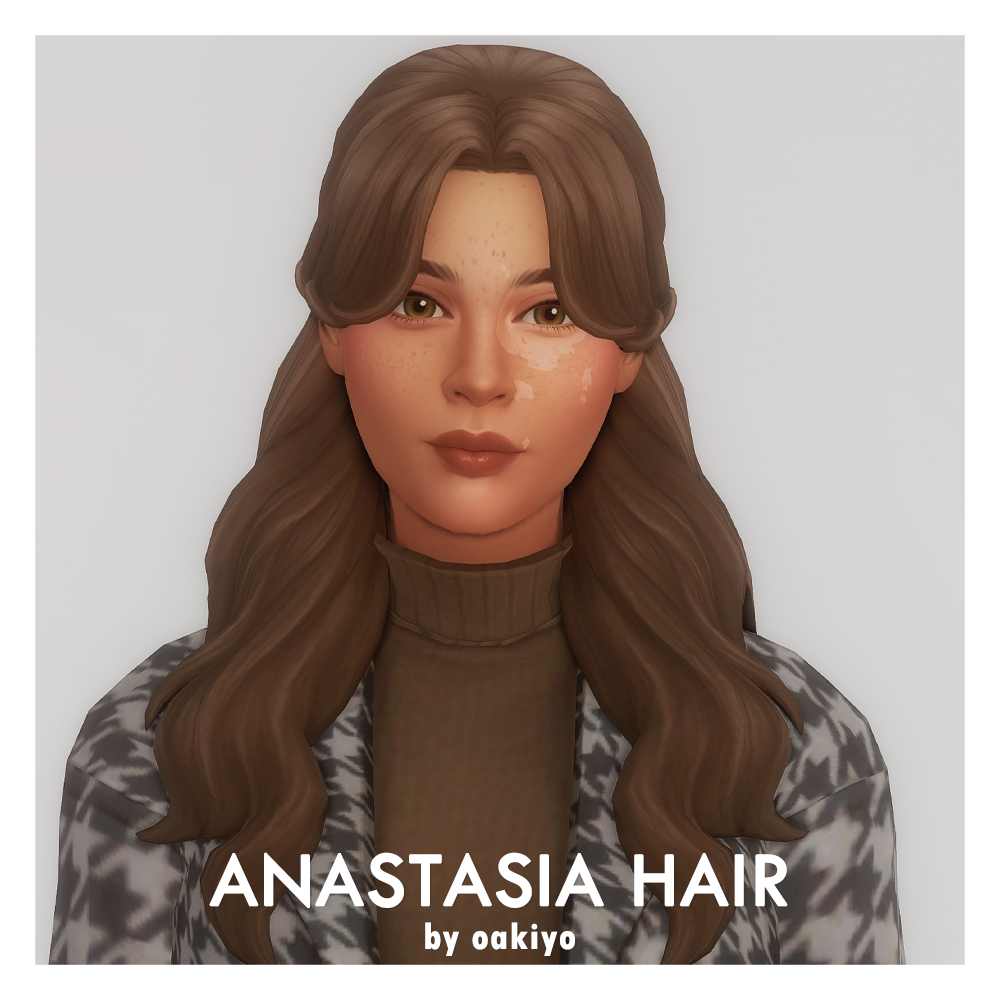 Oakiyo Anastasia Hair The Sims 4 Create A Sim Curseforge 