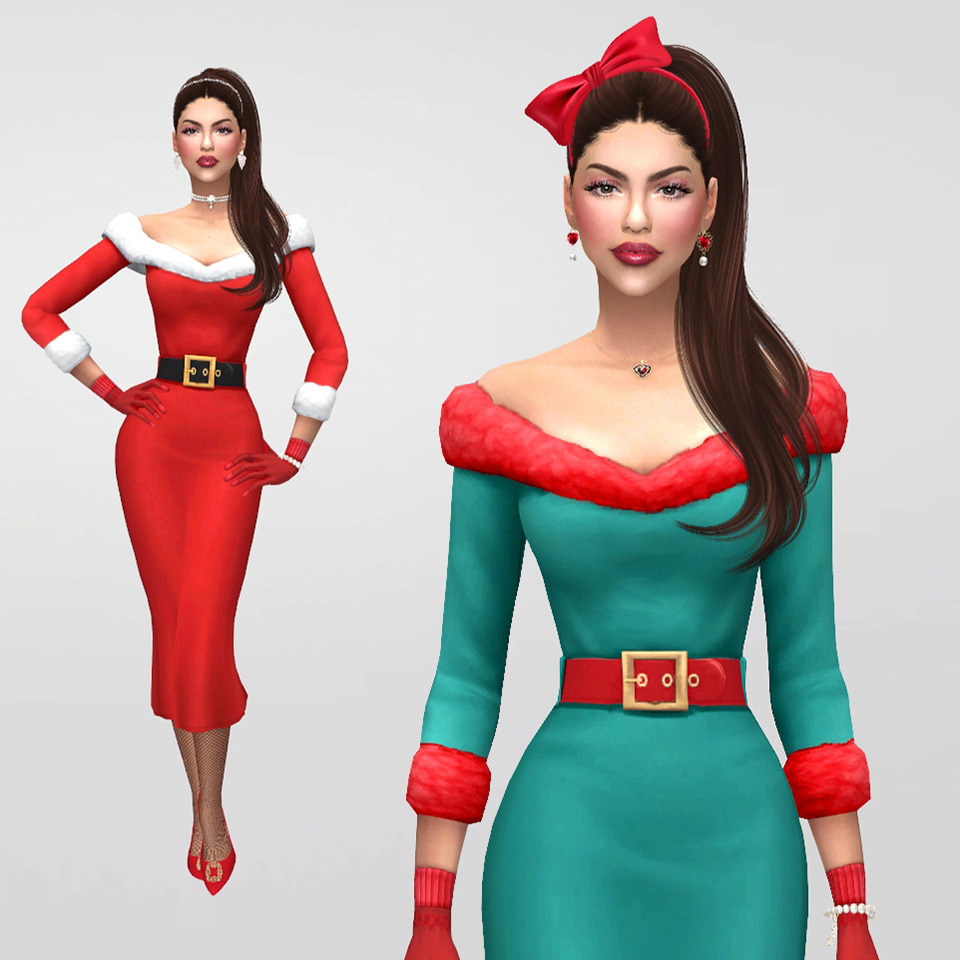 Santa Dress Files The Sims 4 Create A Sim Curseforge