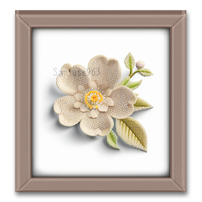 HQ Succulents Woven Decor Frame #11 Samtuse963 logo