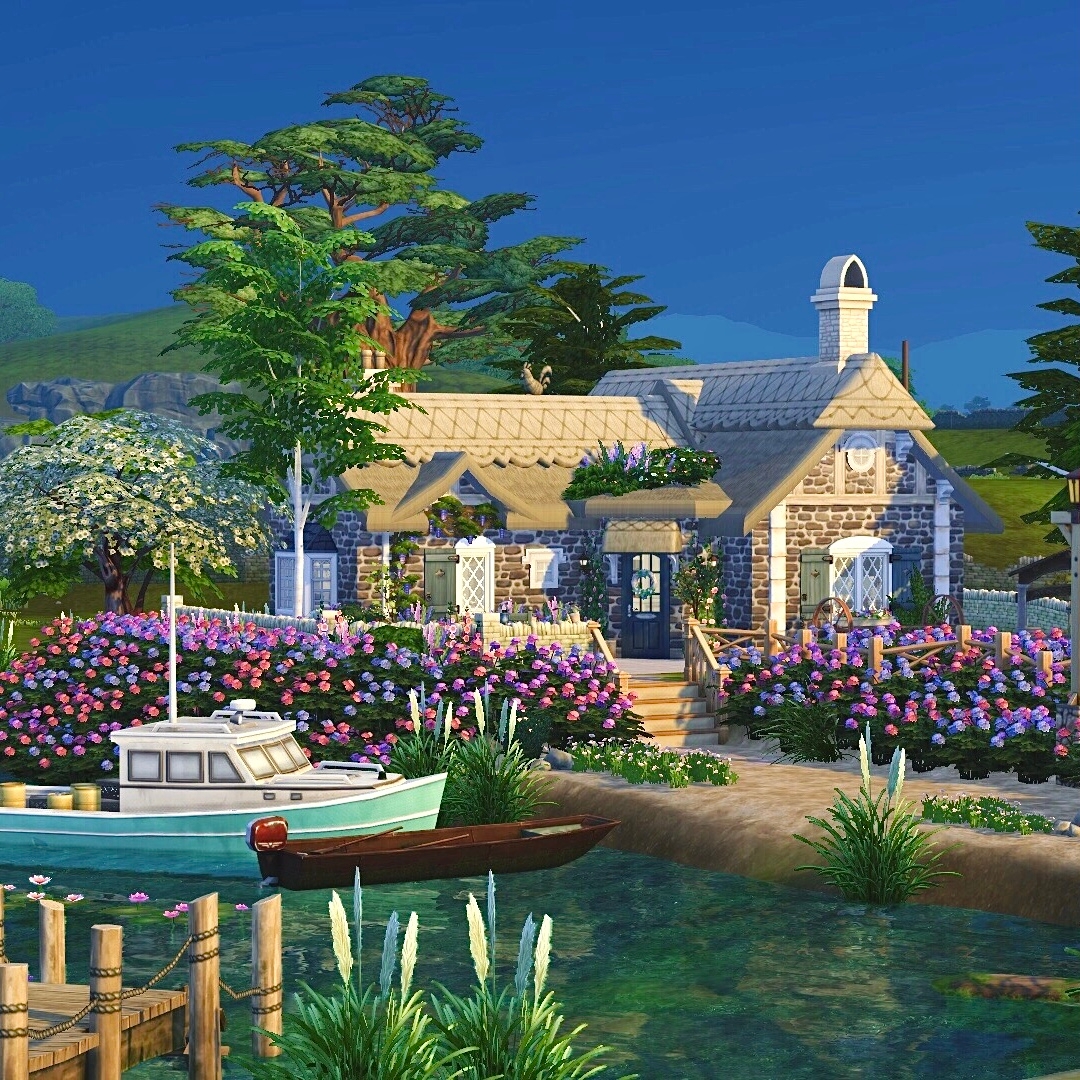 Cottage House No CC 06 The Sims 4 Rooms Lots CurseForge