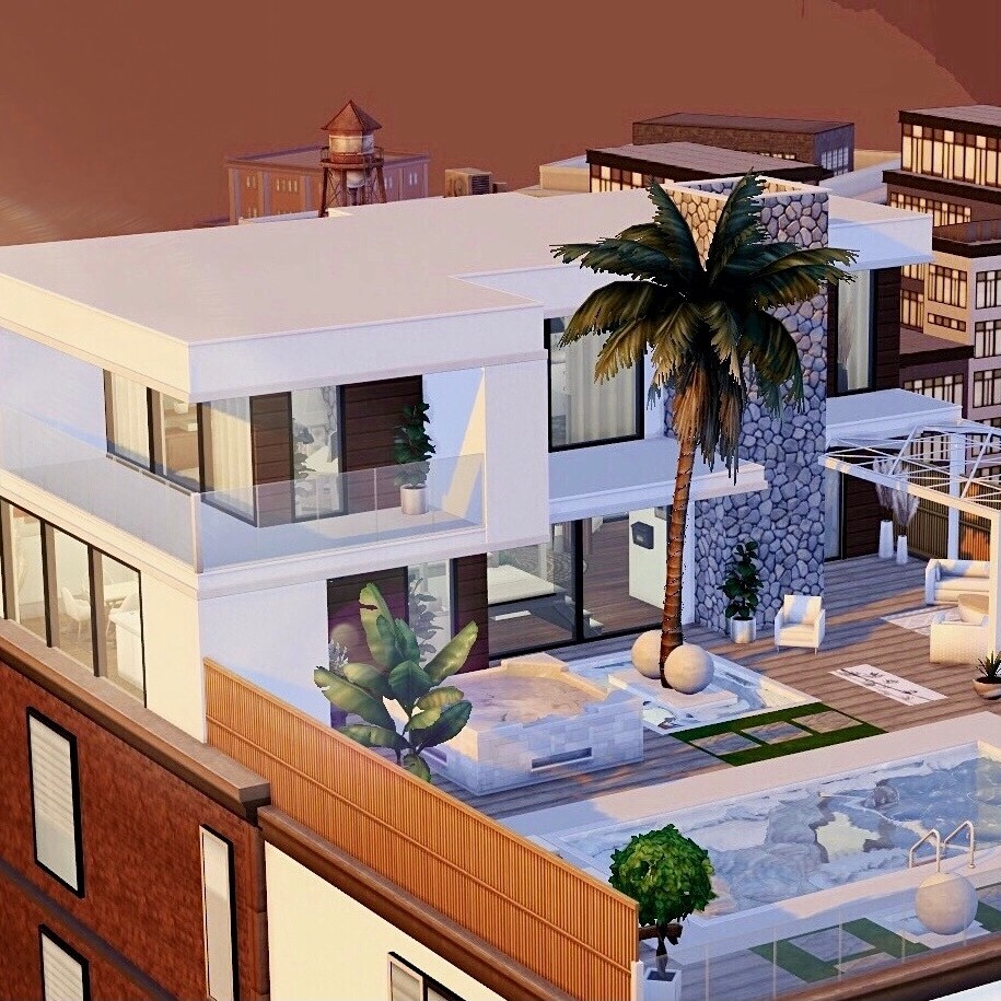 Download Luxury Penthouse | No CC | 02 - The Sims 4 Mods - CurseForge