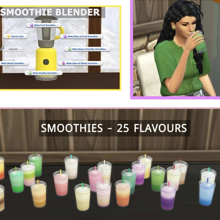 Functional smoothie blender by icemunmun Spanish translation Mods