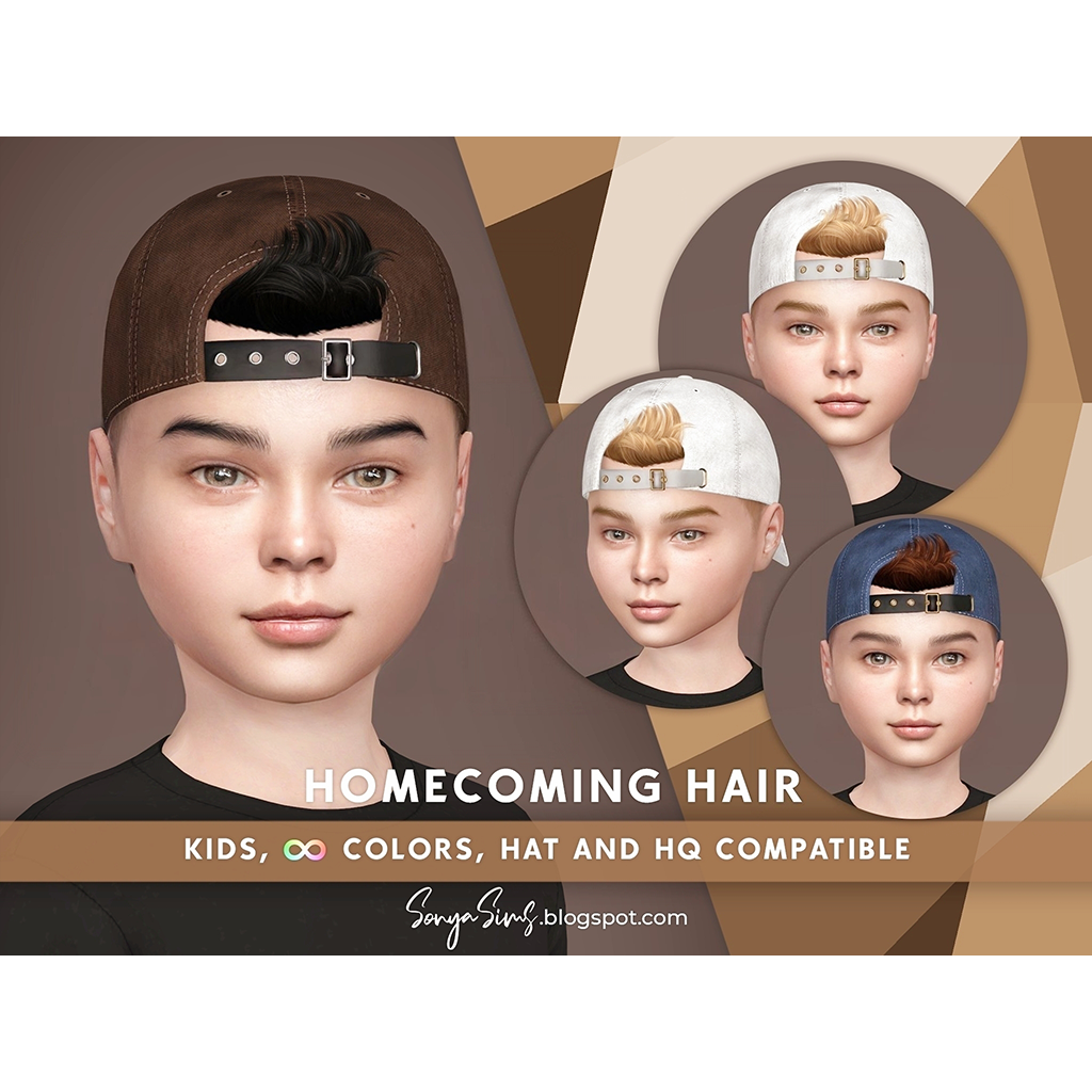 SONYASIMS HOMECOMING HAIR KIDS Screenshots Create A Sim The Sims 4 sonyasims-homecoming-hair-kids-screenshots-create-a-sim-the-sims-4
