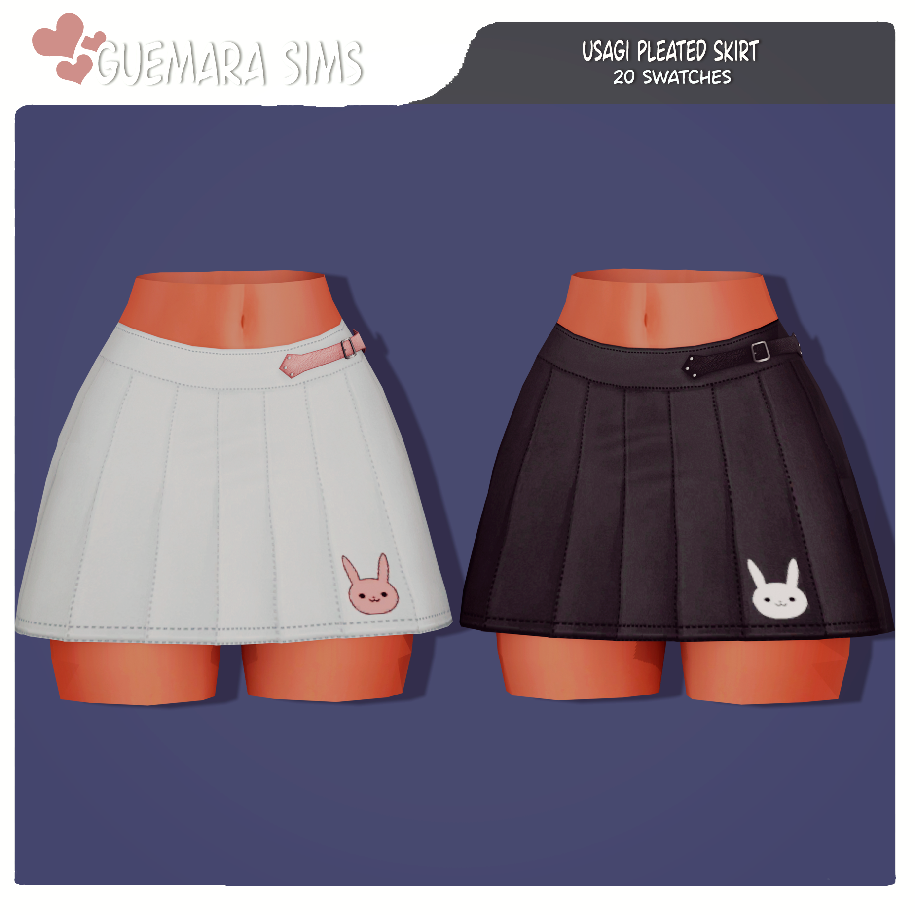 Usagi Pleated Skirt The Sims 4 Create A Sim Curseforge