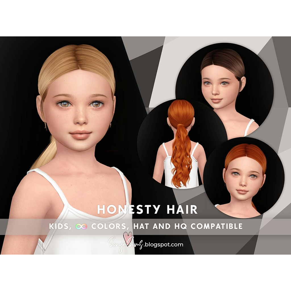 SONYASIMS - CONDEMNED HAIR KIDS - The Sims 4 Create a Sim - CurseForge