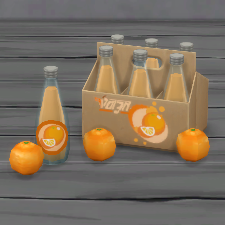 Orange Fizzy Juice The Sims 4 Mods