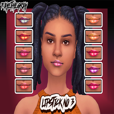 fayethegray lipstick no.3 - The Sims 4 Create a Sim - CurseForge