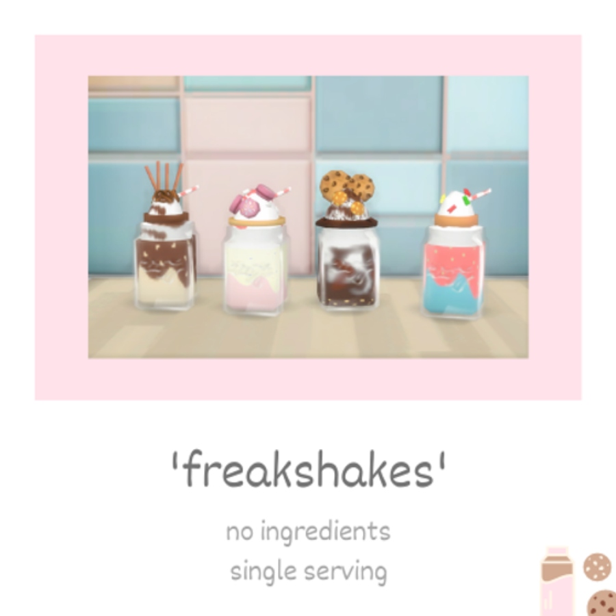 four Smoothies by Littlbowbub Spanish translation The Sims 4 Mods