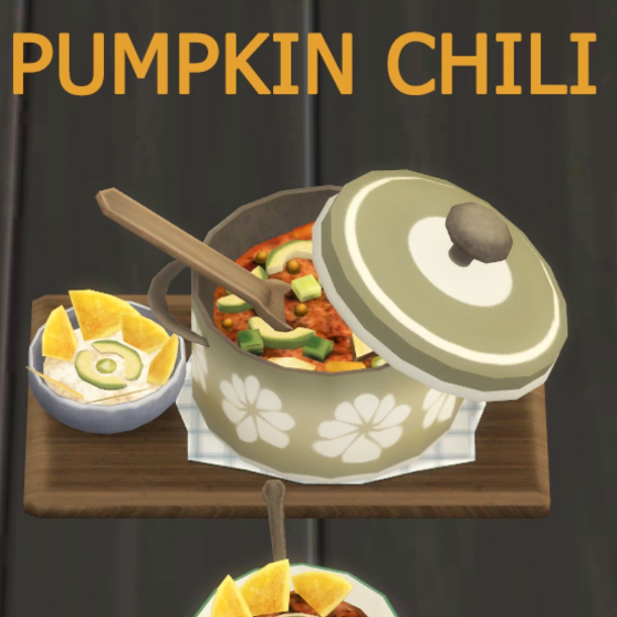 Pumpkin Chili by icemunmun Spanish Translation Mods The Sims 4