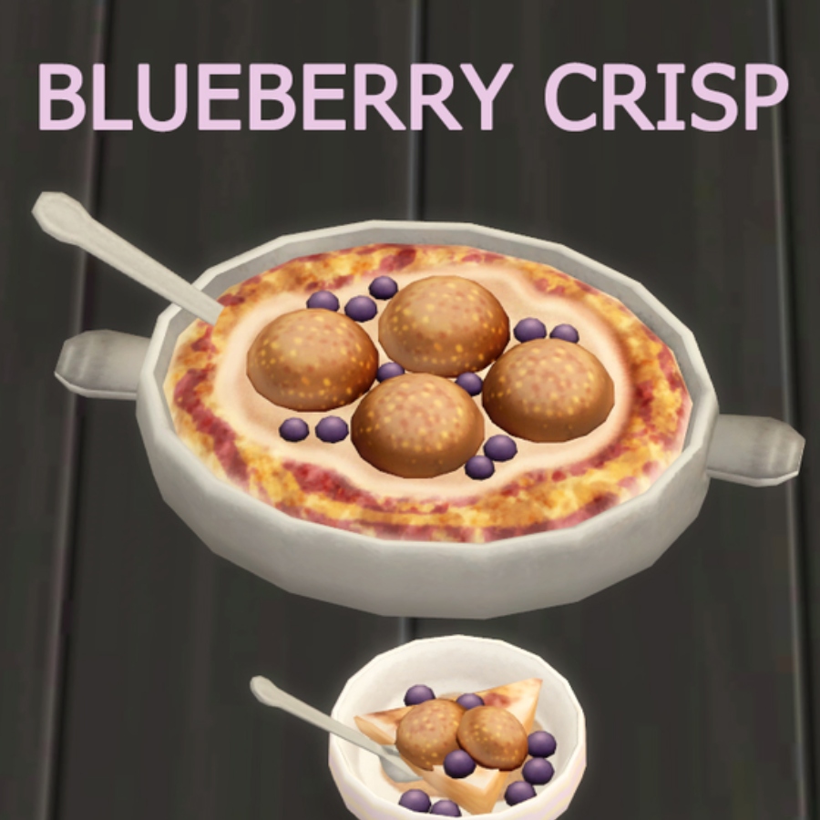 Install Blueberry Crisp By icemunmun Spanish Translation The Sims 4