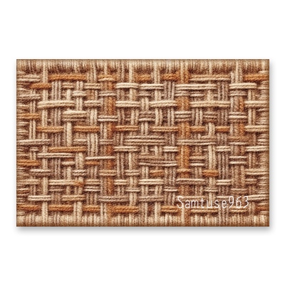 Woven Rectangular Dance Rug #2 Samtuse963 logo