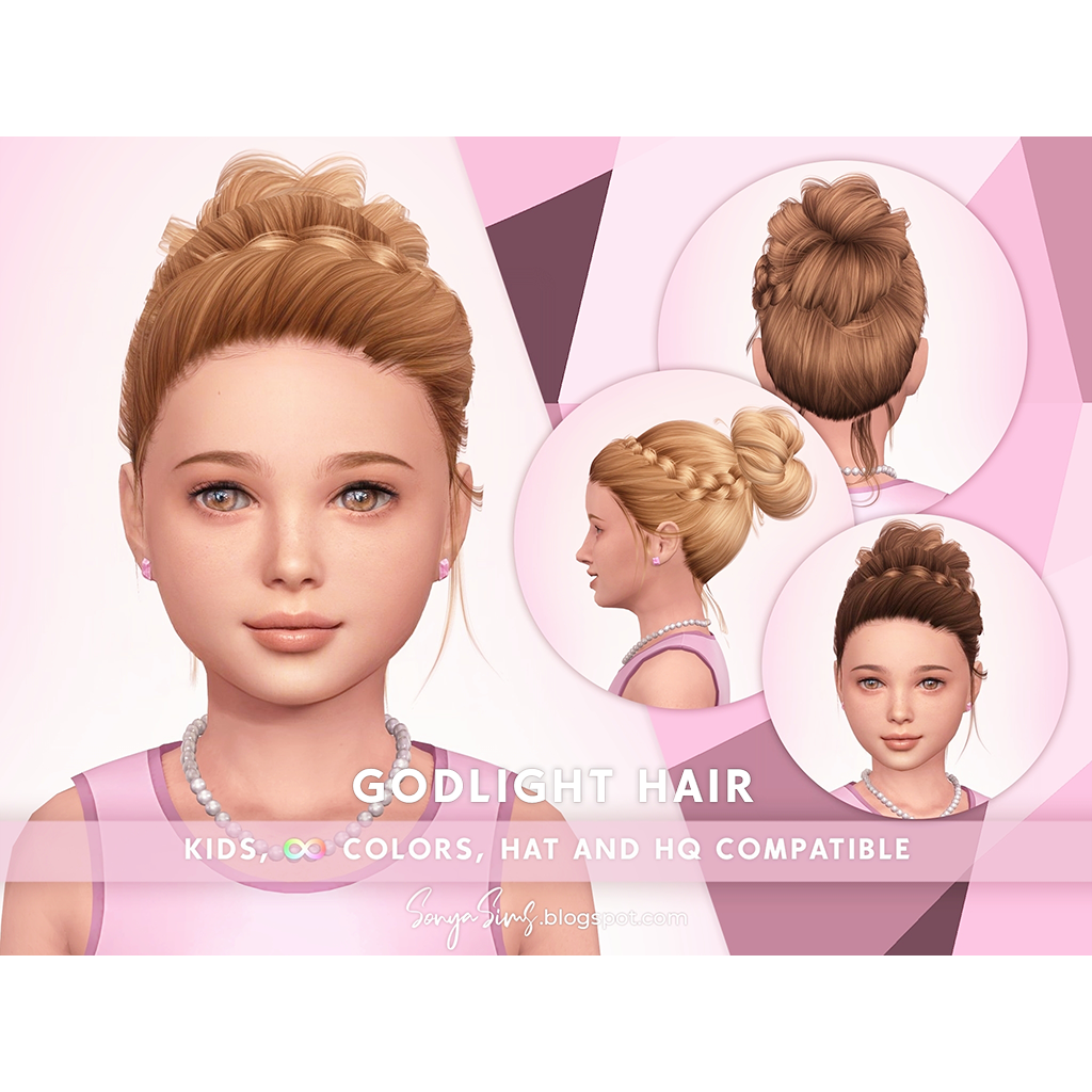 SONYASIMS GODLIGHT HAIR KIDS Screenshots Create a Sim The Sims 4