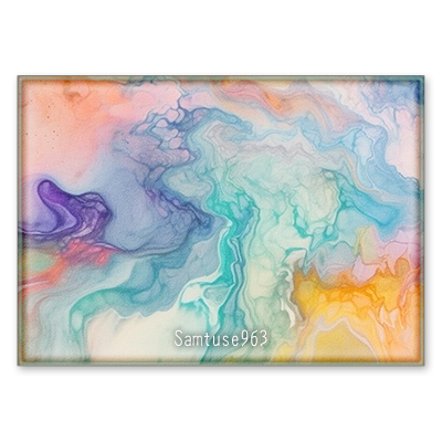 HQ Watercolor Rectangle Dance Rug #2 Samtuse963 logo