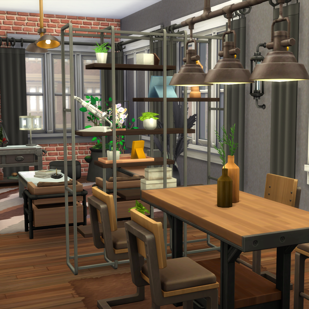 Industrial Apartment - The Sims 4 Rooms / Lots - CurseForge