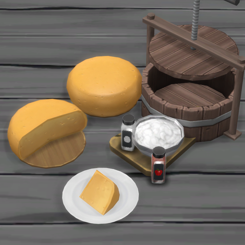 Cheddar Cheese Ingredient - Mods - The Sims 4