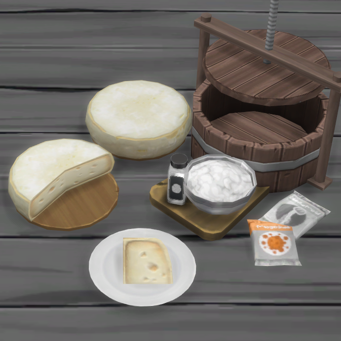 Reblochon Cheese Ingredient - The Sims 4 Mods - CurseForge