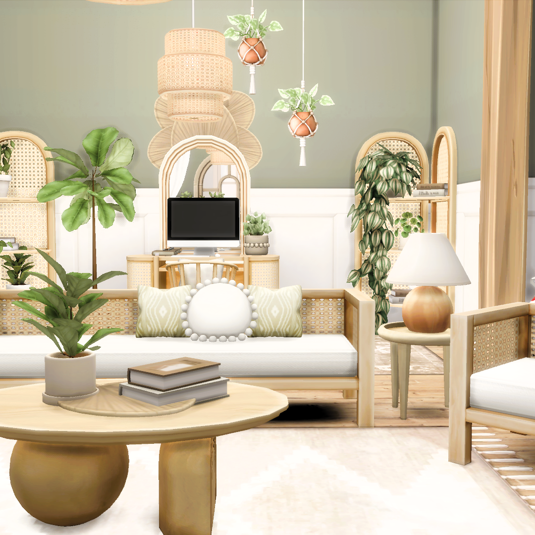 Greenery Livingroom - The Sims 4 Rooms / Lots - CurseForge