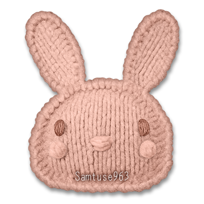 HQ Cute Bunny Face Dance Rug #4 Samtuse963 logo
