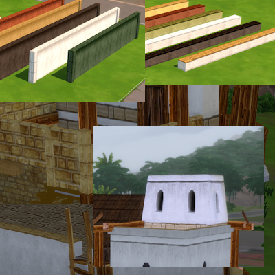 Tomarang Huts Build Set Part 5: Stone Fences, Trims and Deco - Build ...