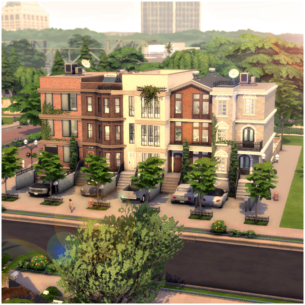 New York Townhouses - Screenshots - The Sims 4 Rooms / Lots - CurseForge