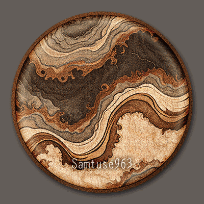 HQ Marble Round Dance Rug #4 Samtuse963 logo