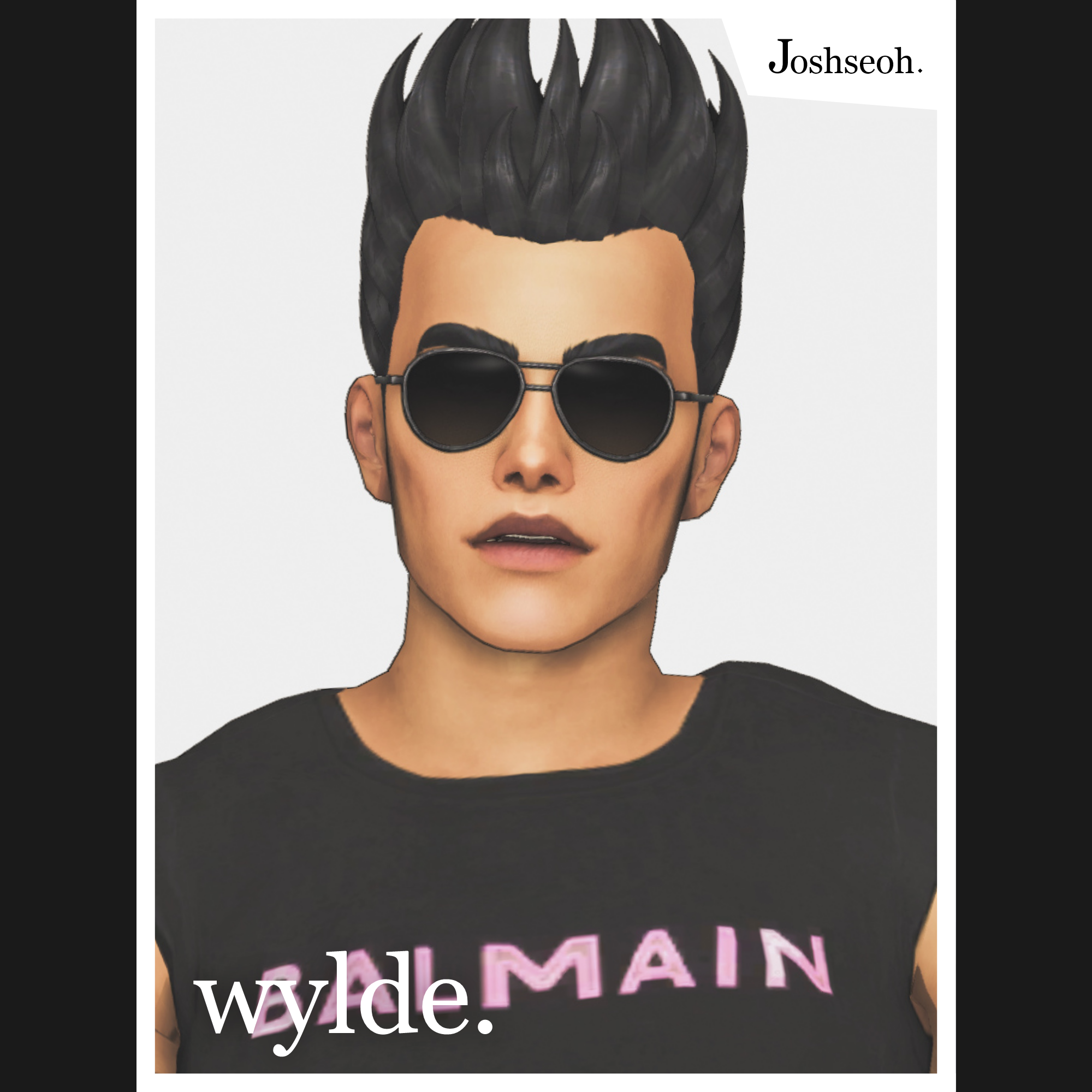Wylde hair create a sim the sims 4
