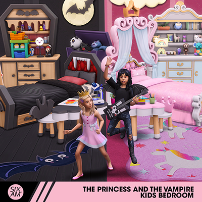 The Princess and the Vampire Kids Bedroom logo