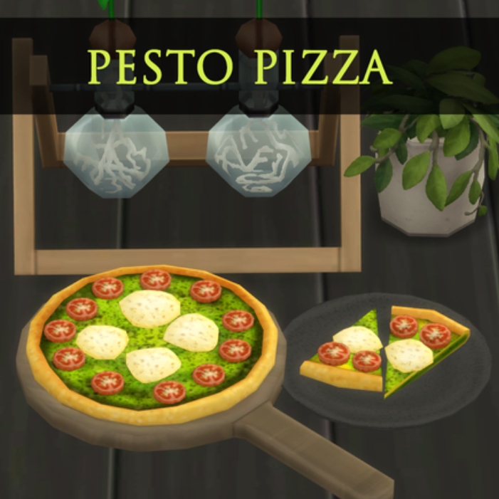 Download PESTO PIZZA By icemunmun Spanish translation The Sims 4 Mods