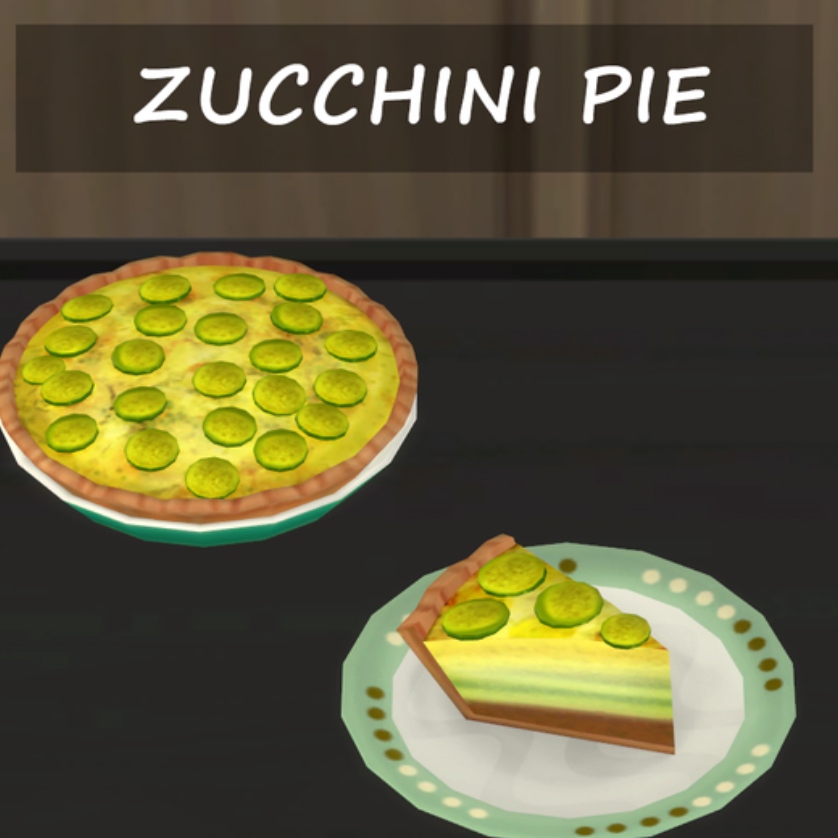 ZUCCHINI CAKE By icemunmun Spanish translation The Sims 4 Mods