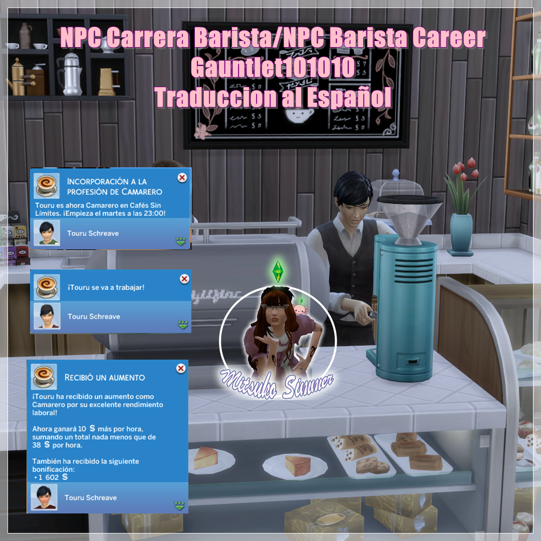 NPC Carrera Barista/NPC Barista Career x Gauntlet101010 TRADUCCION AL