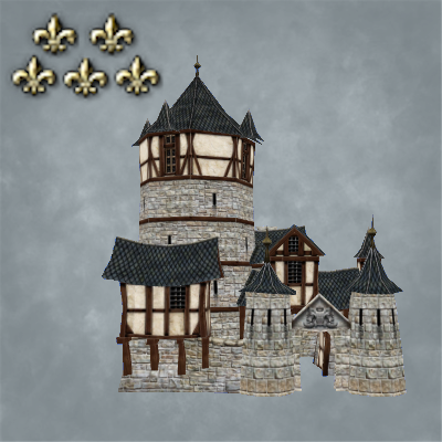 Hood Deco Castle: Castle Crawford logo