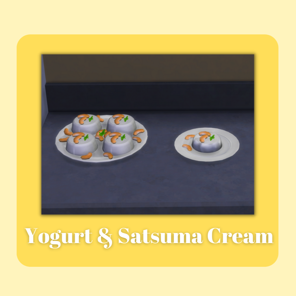 Yogurt & Satsuma Cream The Sims 4 Mods