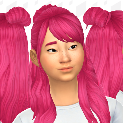 WMS Layla Hair - The Sims 4 Create a Sim - CurseForge