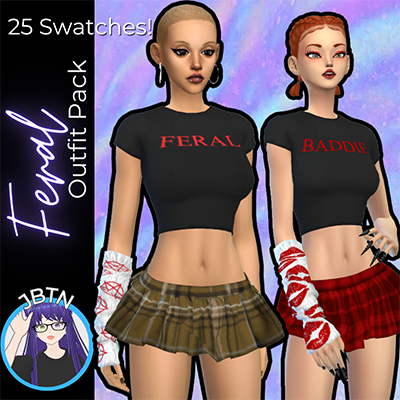 [JBTN] Feral Outfit - The Sims 4 Create a Sim - CurseForge