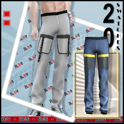 Download Loose Fit Jogging Pants with Multi Pockets - The Sims 4 Mods ...