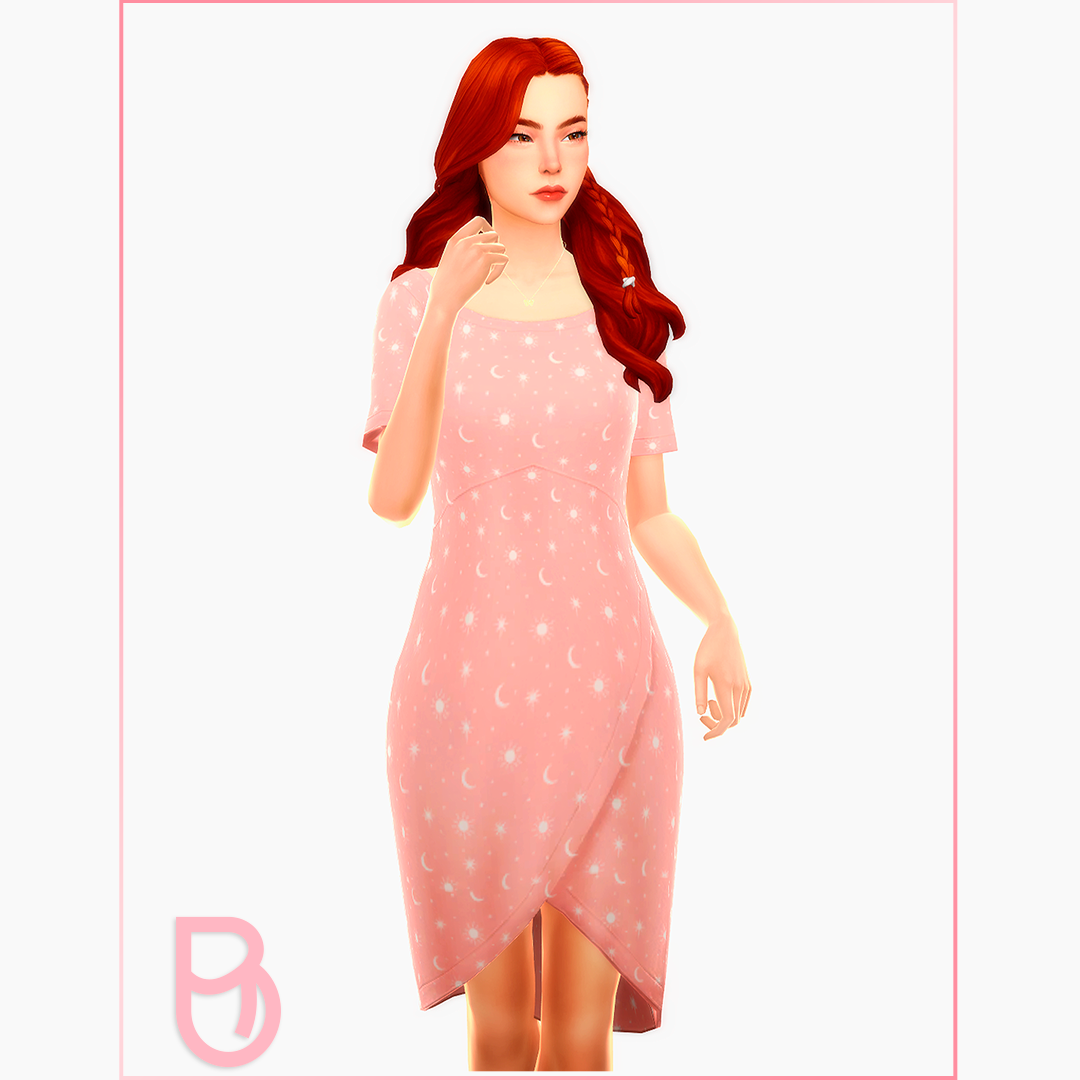 Woman Dress Sarah Version 2 The Sims 4 Create A Sim Curseforge