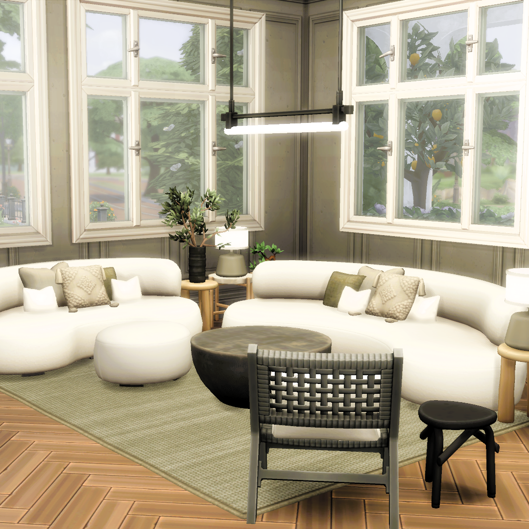 Eucalyptus Livingroom Screenshots - Rooms / Lots - The Sims 4