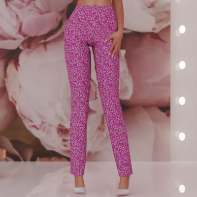 Pink Floral Tights - The Sims 4 Create a Sim - CurseForge