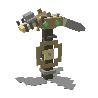 Antique Pickaxe (evolving pickaxe) logo