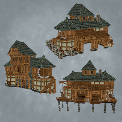 Hood Deco Houses: Windleport Storehouses & Piers logo