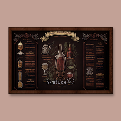 Medieval Store Menu Board #1 Samtuse963 logo