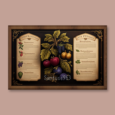 Medieval Store Menu Board #2 Samtuse963 logo