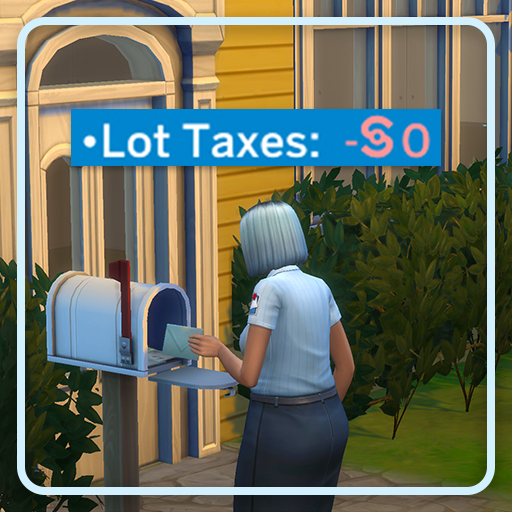 sims 4 how to pay taxes