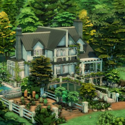 Modern Farmhouse Henford - The Sims 4 Rooms / Lots - CurseForge