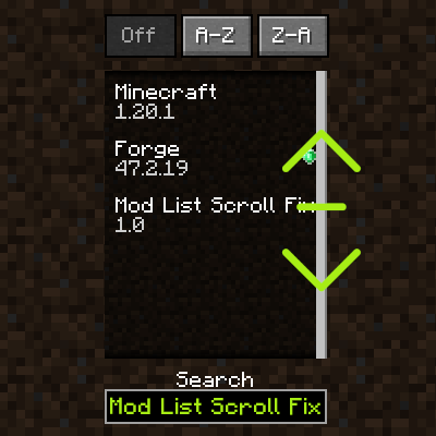 item scroller mod 1.20.1 forge