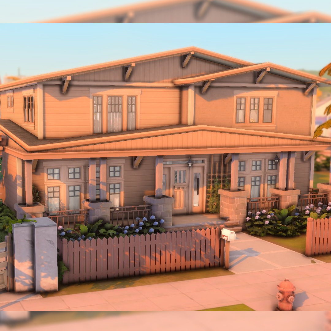 Big Craftsman's Family Home 🏡 - Screenshots - The Sims 4 Rooms   Lots 