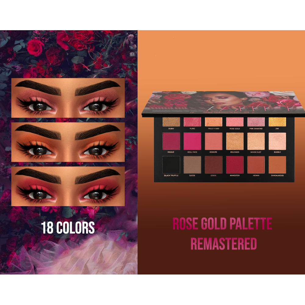 ROSE GOLD PALETTE - The Sims 4 Create a Sim - CurseForge