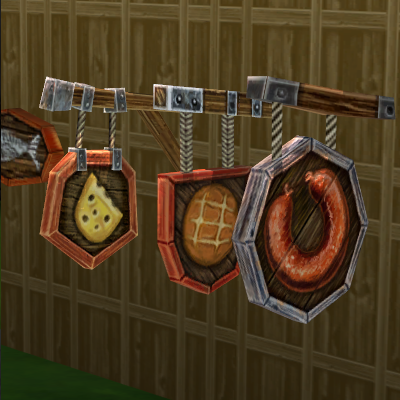 Medieval Old Town Foodmaker's Shop Signs logo