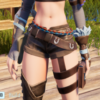 Fashionable sporty female armor project avatar