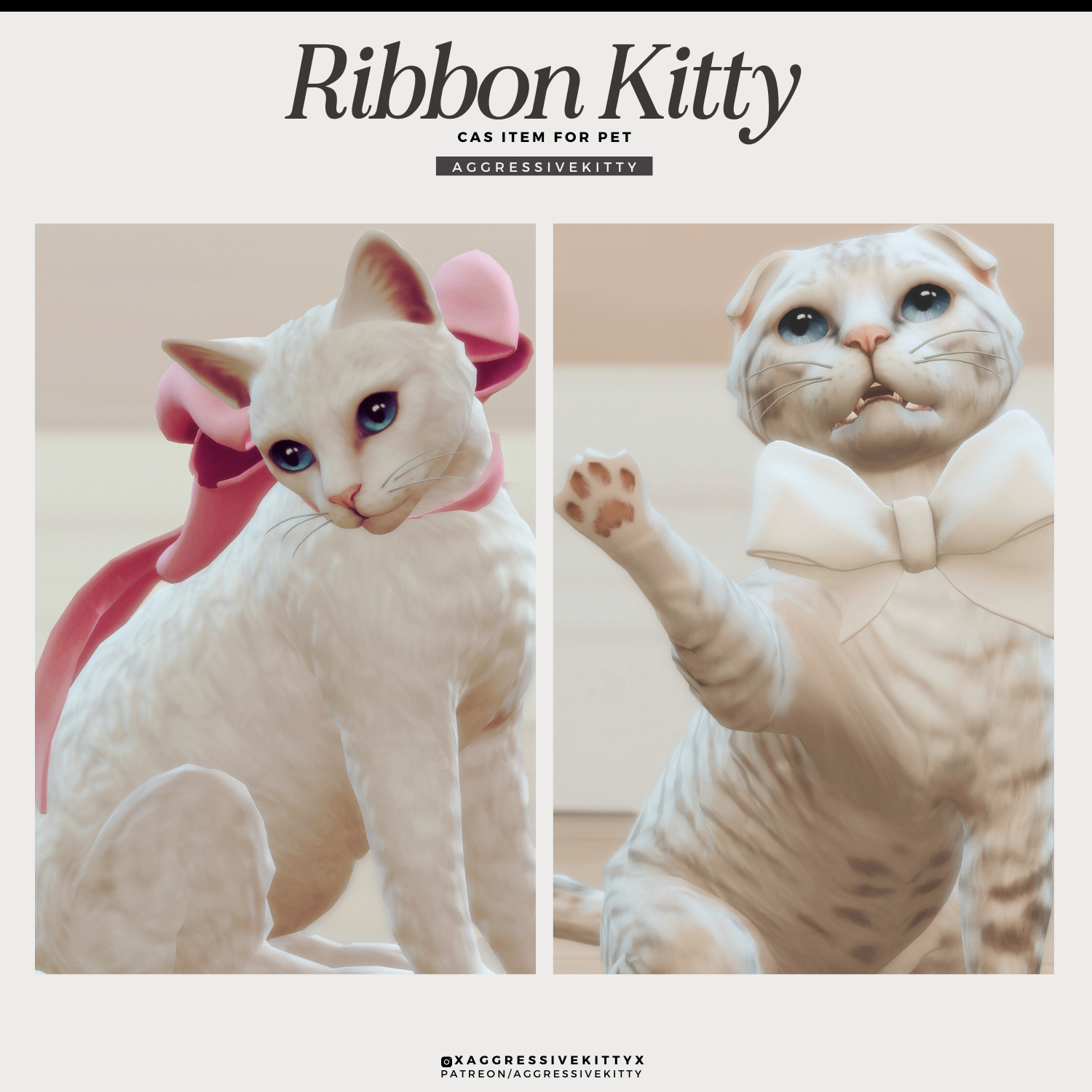 Kitty Cat Collar With Ribbon Bow Front & Back project avatar